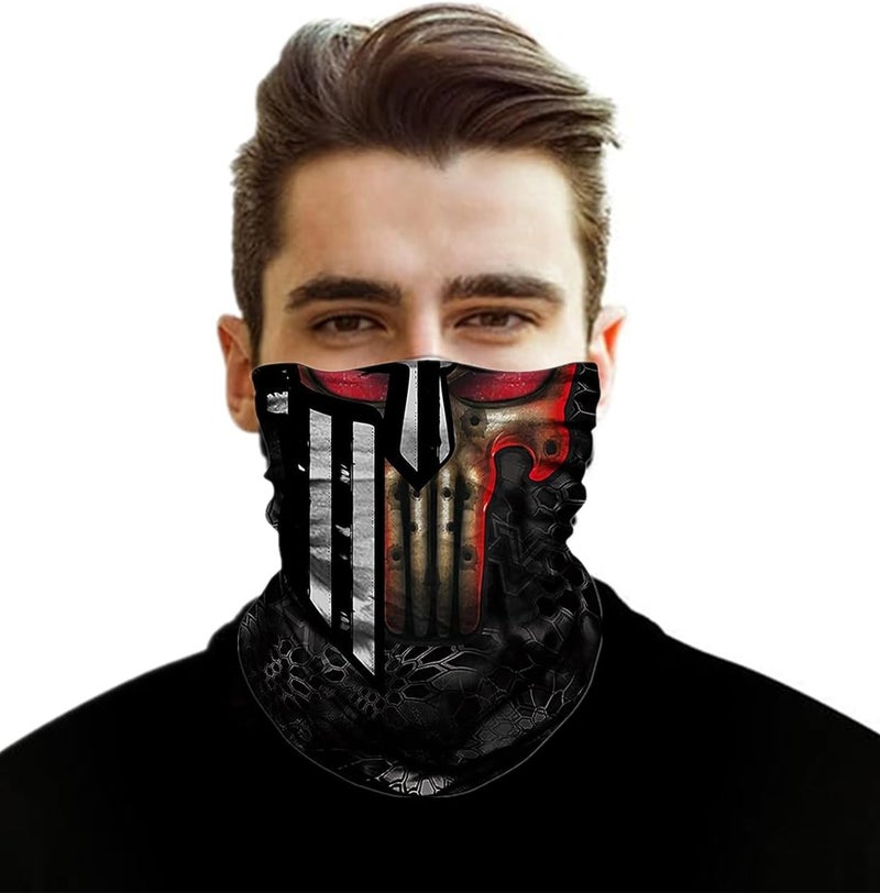 WYSUMMER Scarves Bandanas Skull Face Tube Headband, Gaiter Head Wrap Balaclava Magic Scarf Motorcycle Multi Function Headwear - Image 2